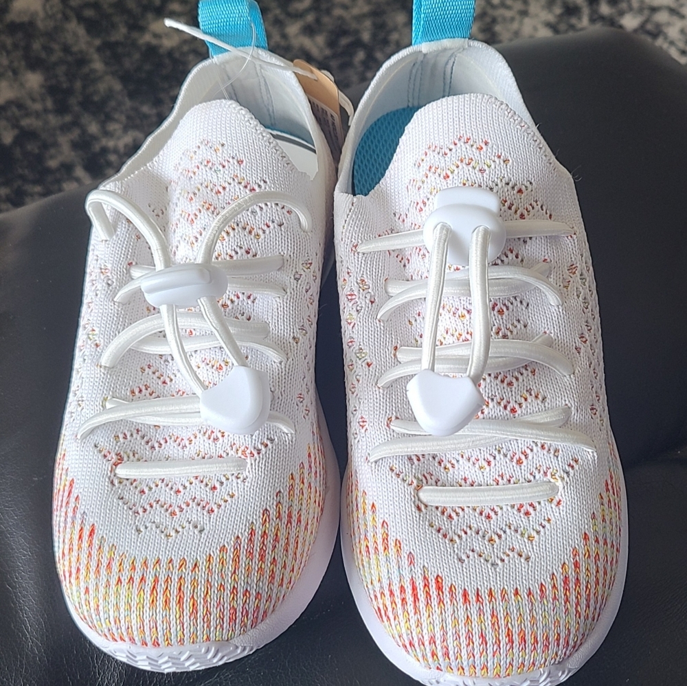 Native Kids Shoes AP Mercury Liteknit Rainbow sz12